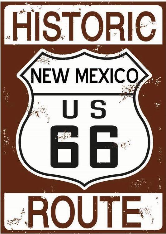 signs 4 fun Route 66 Historic New Mexico Magnet