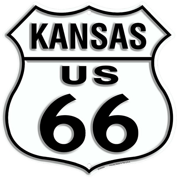 signs 4 fun Route 66 Kansas Mini Shield