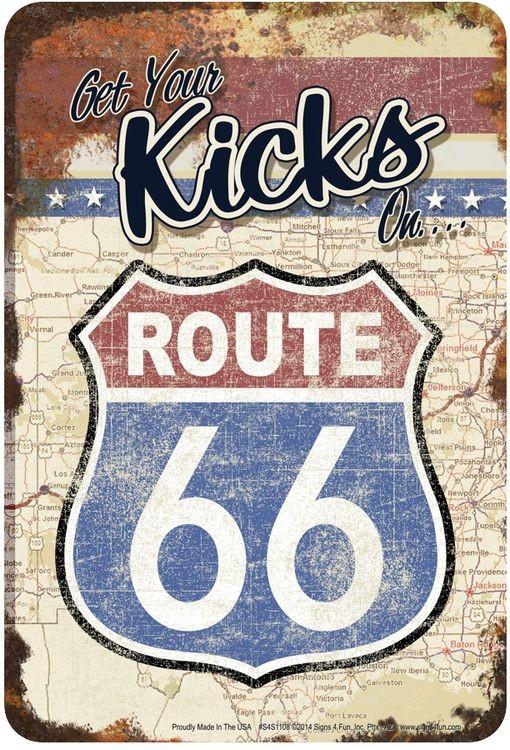 signs 4 fun Route 66 Kicks Sm. Parking Sign