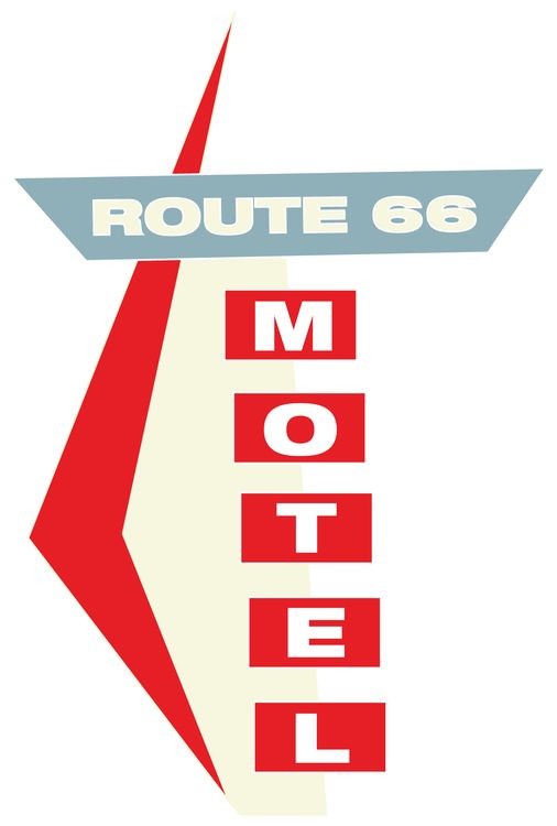 signs 4 fun Route 66 Motel Sign Large Sticker