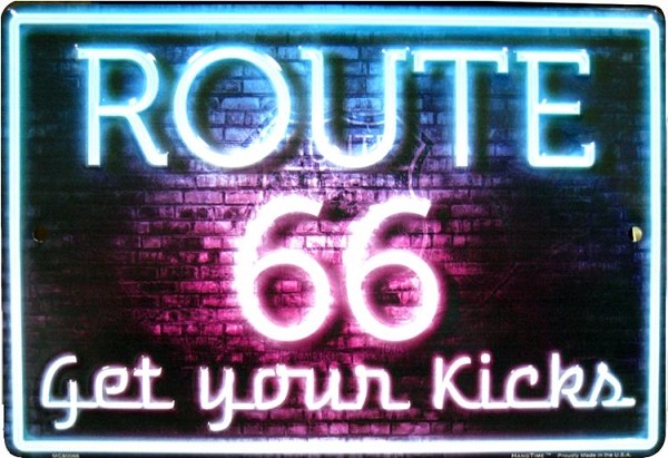 signs 4 fun Route 66 Neon Small Parking Sign