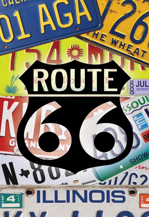 signs 4 fun Route 66 Plate Collage Postcard