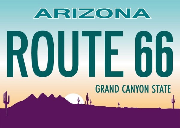 signs 4 fun Route 66 Plate Magnet