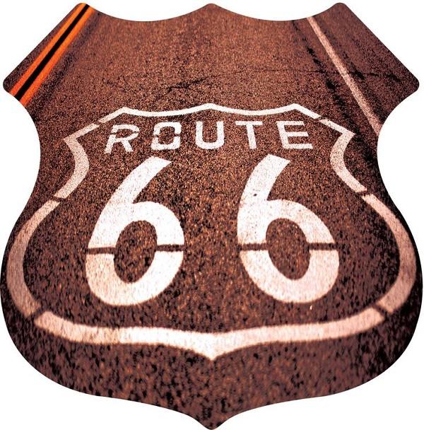 signs 4 fun Route 66 Road Paint Sticker
