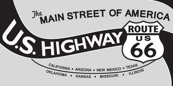 signs 4 fun Route 66 US Highway Main St Sticker