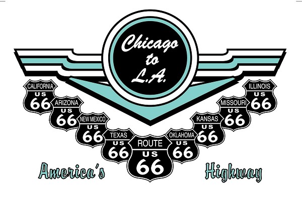 signs 4 fun Route 66 V Shields Postcard