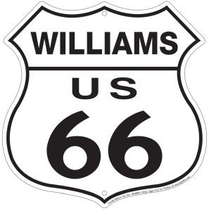 signs 4 fun Route 66 Williams Shield
