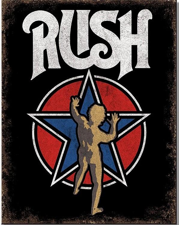 signs 4 fun RUSH - Star Metal Tin Sign