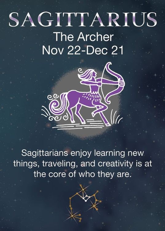 signs 4 fun Sagittarius Zodiac Magnet