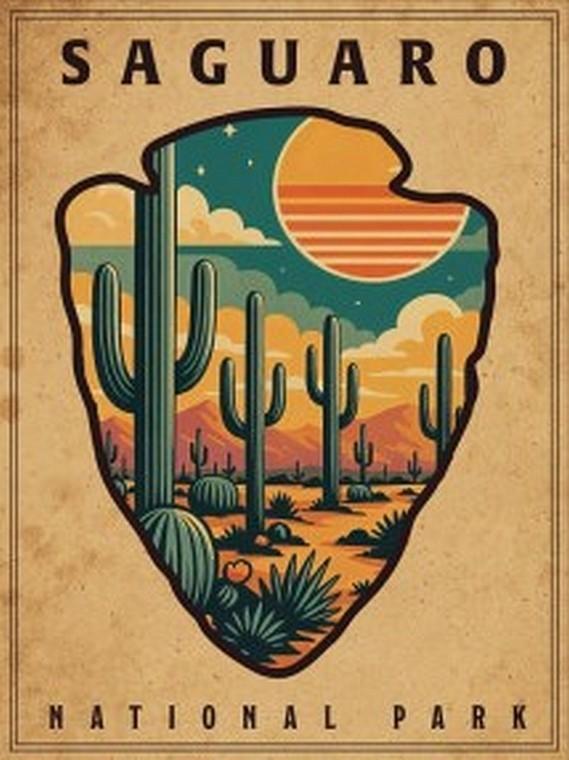 signs 4 fun Saguaro Arrow N Park Small Sign