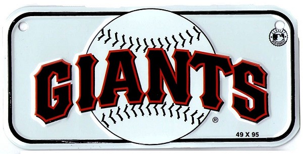 signs 4 fun San Francisco Giants Bike Tag