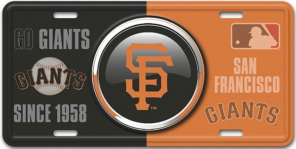 signs 4 fun San Francisco Giants II License Plate