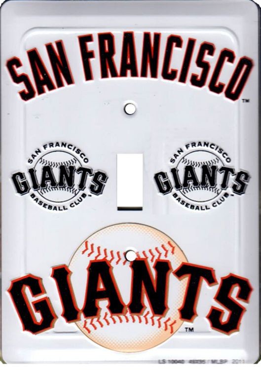 signs 4 fun San Francisco Giants Switch Plate