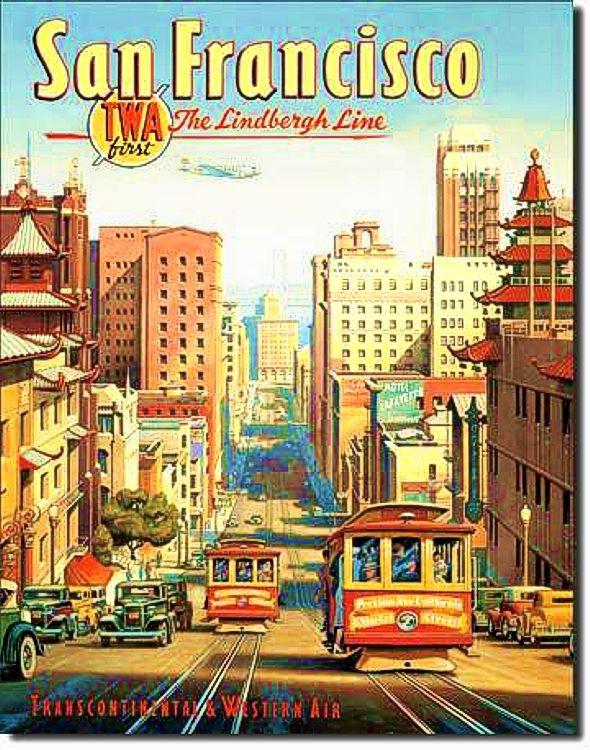 signs 4 fun San Francisco Trolley Metal Sign