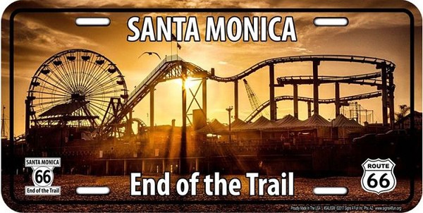 signs 4 fun Santa Monica II License Plate