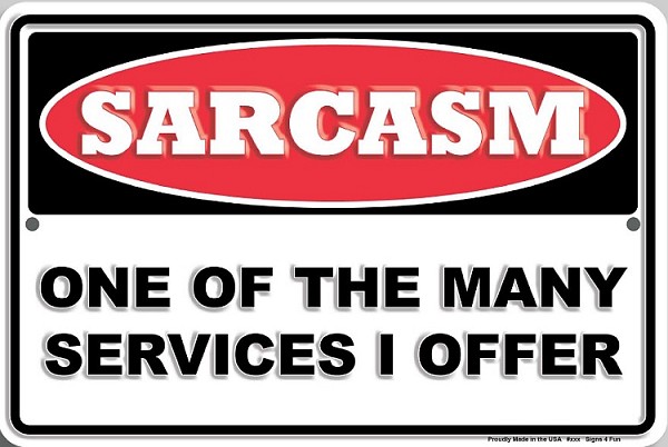 signs 4 fun Sarcasm Small Parking Sign