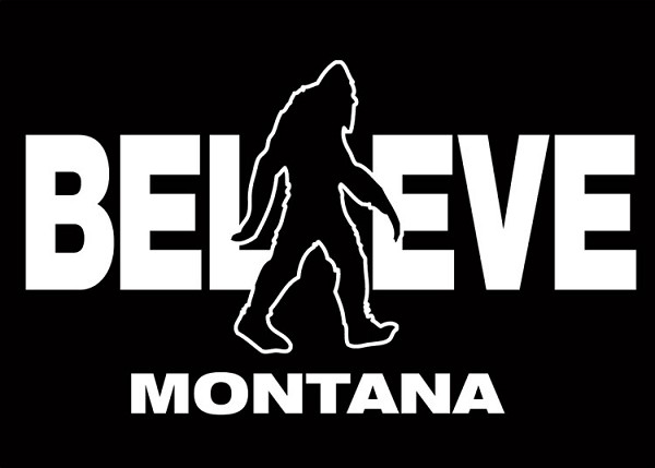 signs 4 fun Sasquatch Believe Montana Magnet