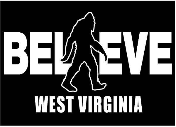 signs 4 fun Sasquatch Believe West Virginia Magnet