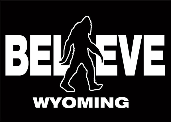 signs 4 fun Sasquatch Believe Wyoming Magnet