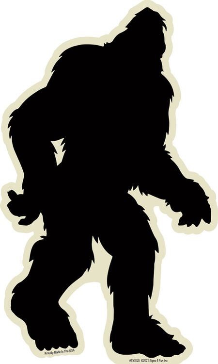 signs 4 fun Sasquatch Die Cut Sign