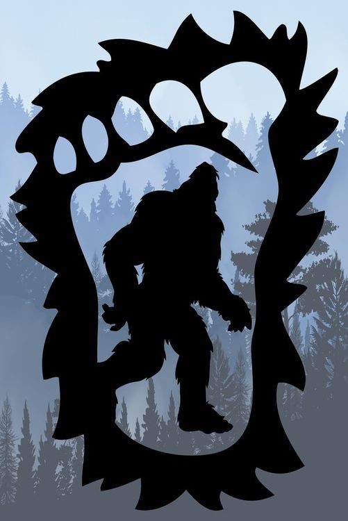 signs 4 fun Sasquatch Footprint Large Sticker