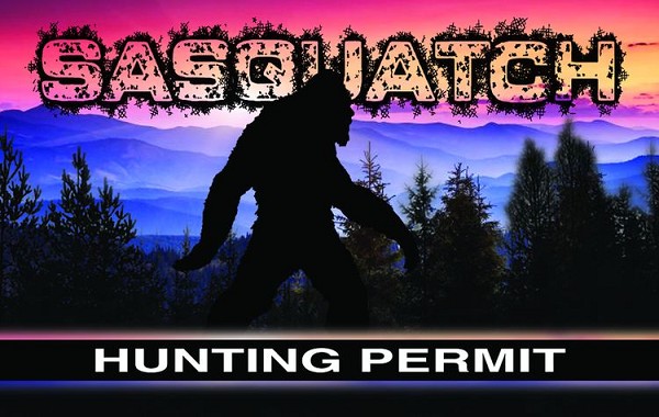 signs 4 fun Sasquatch Hunter ID