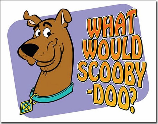 signs 4 fun Scooby Doo - WWSD Metal Sign