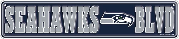 signs 4 fun Seattle Seahawks Small Street Sign