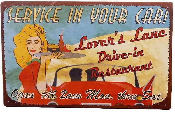 signs 4 fun Service Your Car Metal Sign