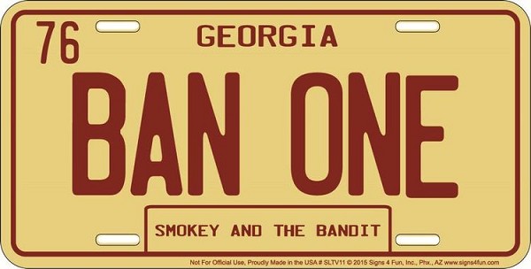 signs 4 fun Smokey License Plate