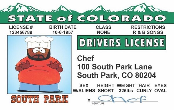 signs 4 fun So Park - Chef Bus Pass