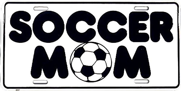 signs 4 fun Soccer Mom License Plate