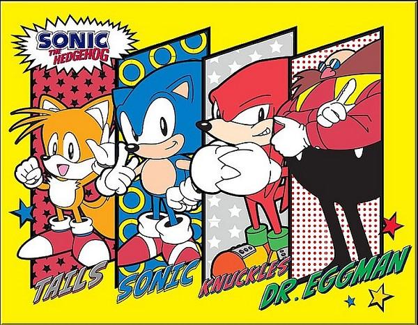 signs 4 fun Sonic Panels Metal Sign