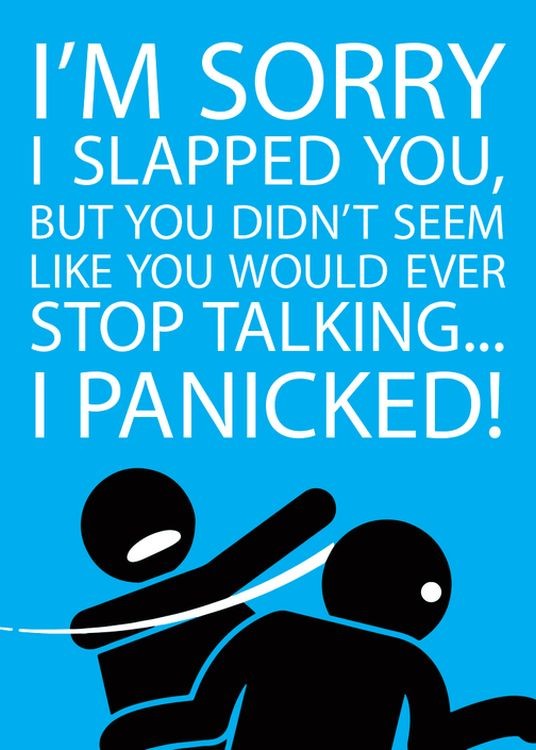 signs 4 fun Sorry I Slapped You Magnet