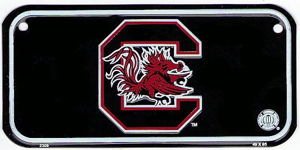 signs 4 fun South Carolina Gamecocks Bike Tag