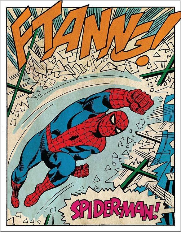 signs 4 fun Spider-man Ftanng Metal Tin Sign