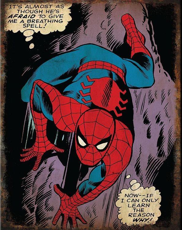 signs 4 fun Spider-man Wall Metal Tin Sign