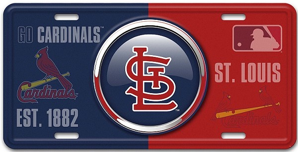 signs 4 fun St Louis Cardinals License Plate