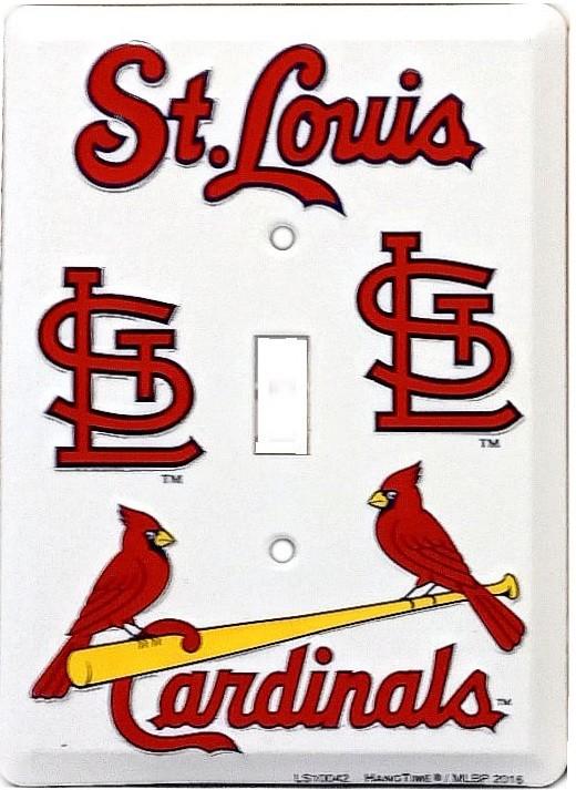 signs 4 fun St Louis Cardinals Single Switch Plate