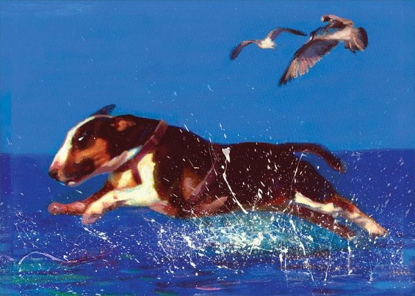 signs 4 fun Staffordshire Bull Terrier Magnet