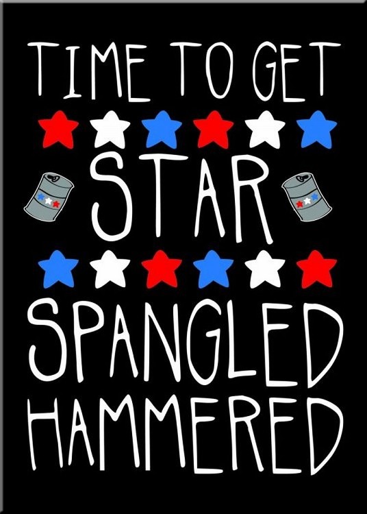 signs 4 fun Star Spangled Hammer Magnet