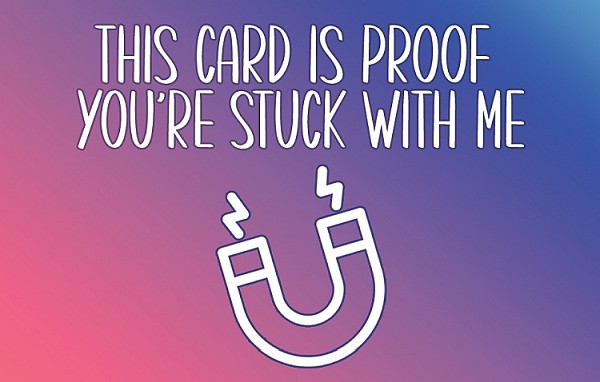 signs 4 fun Stuck With Me Pocket Hug