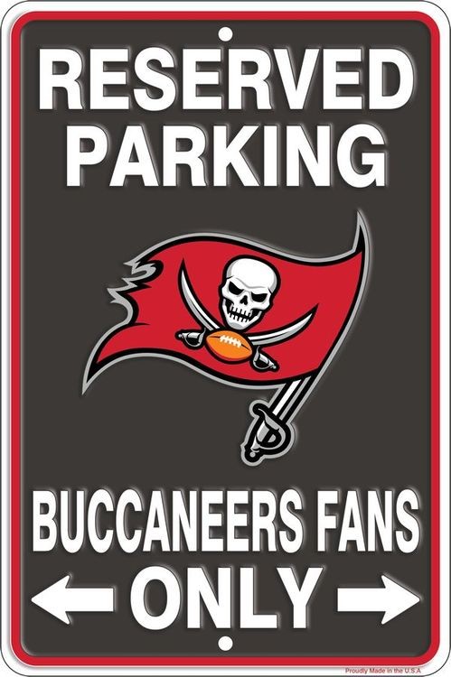 signs 4 fun Tampa Bay Buccaneers Sm Parking Sign