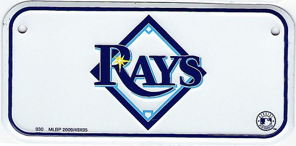 signs 4 fun Tampa Bay Rays Bike Tag