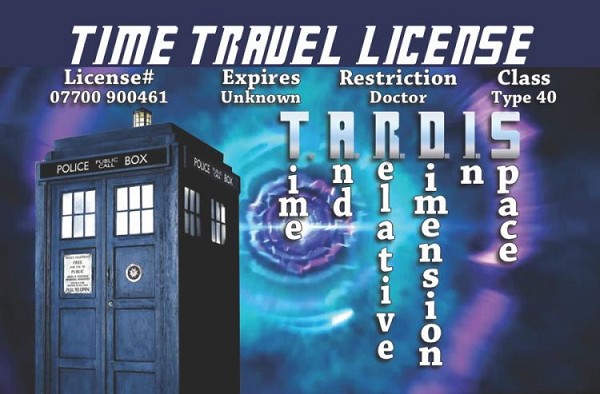 signs 4 fun TARDIS ID