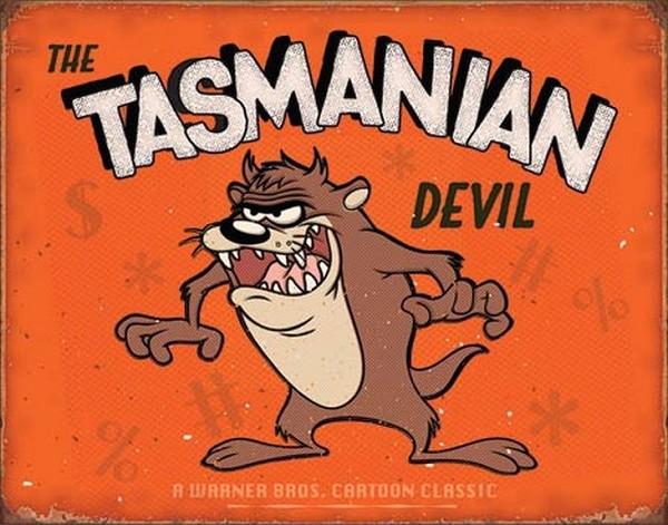 signs 4 fun Tasmanian Devil Metal Tin Sign