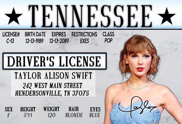 signs 4 fun Taylor Swift ID