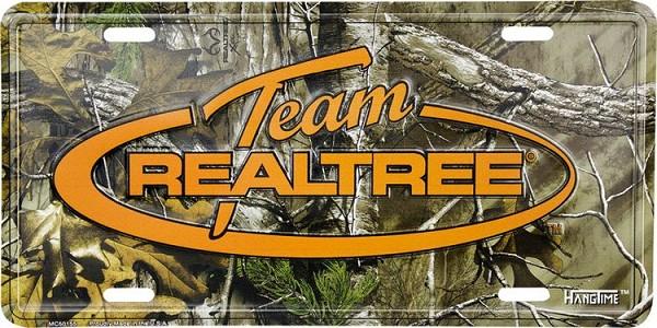 signs 4 fun Team Realtree License Plate