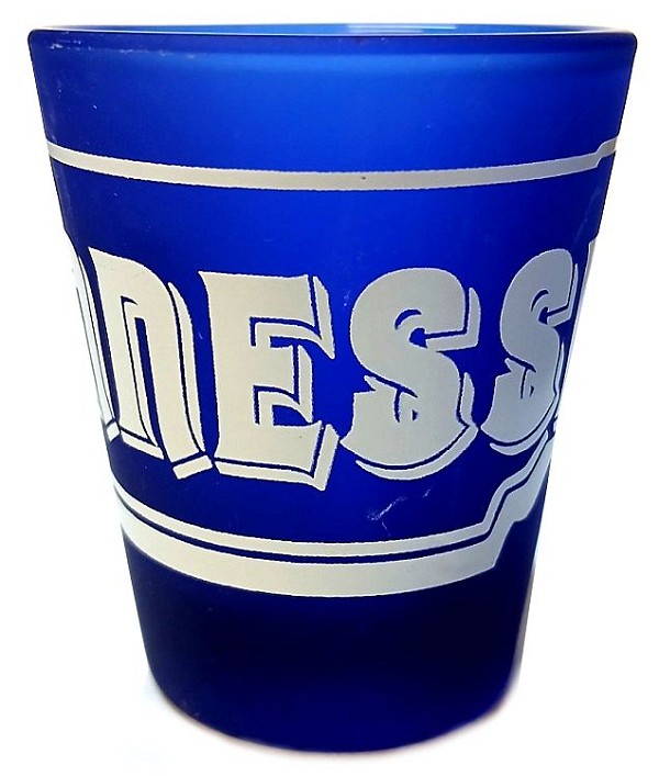 signs 4 fun Tennessee Blue Frosted Shot Glass
