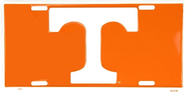 signs 4 fun Tennessee Orange License Plate
